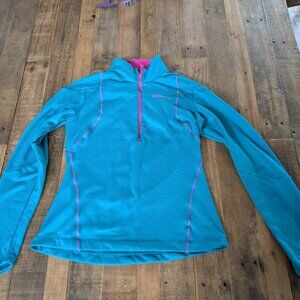 Craft Women’s Long Sleeve Half Zip Tee – Size M